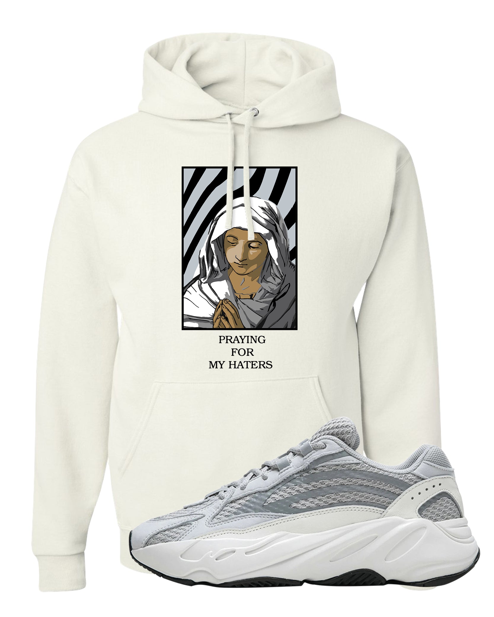 Static v2 700s Hoodie | God Told Me, White