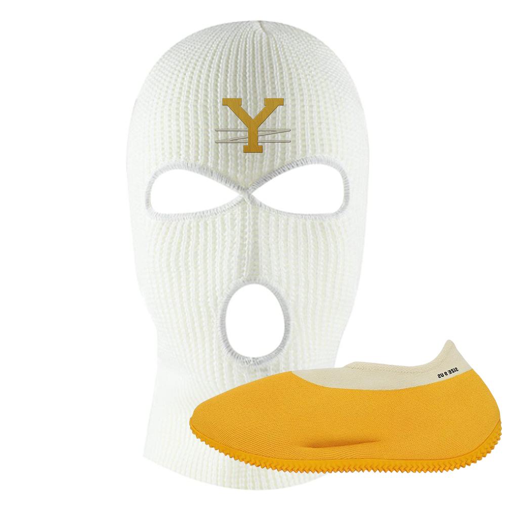 Sulfur Knit Runners Ski Mask | YZ, White
