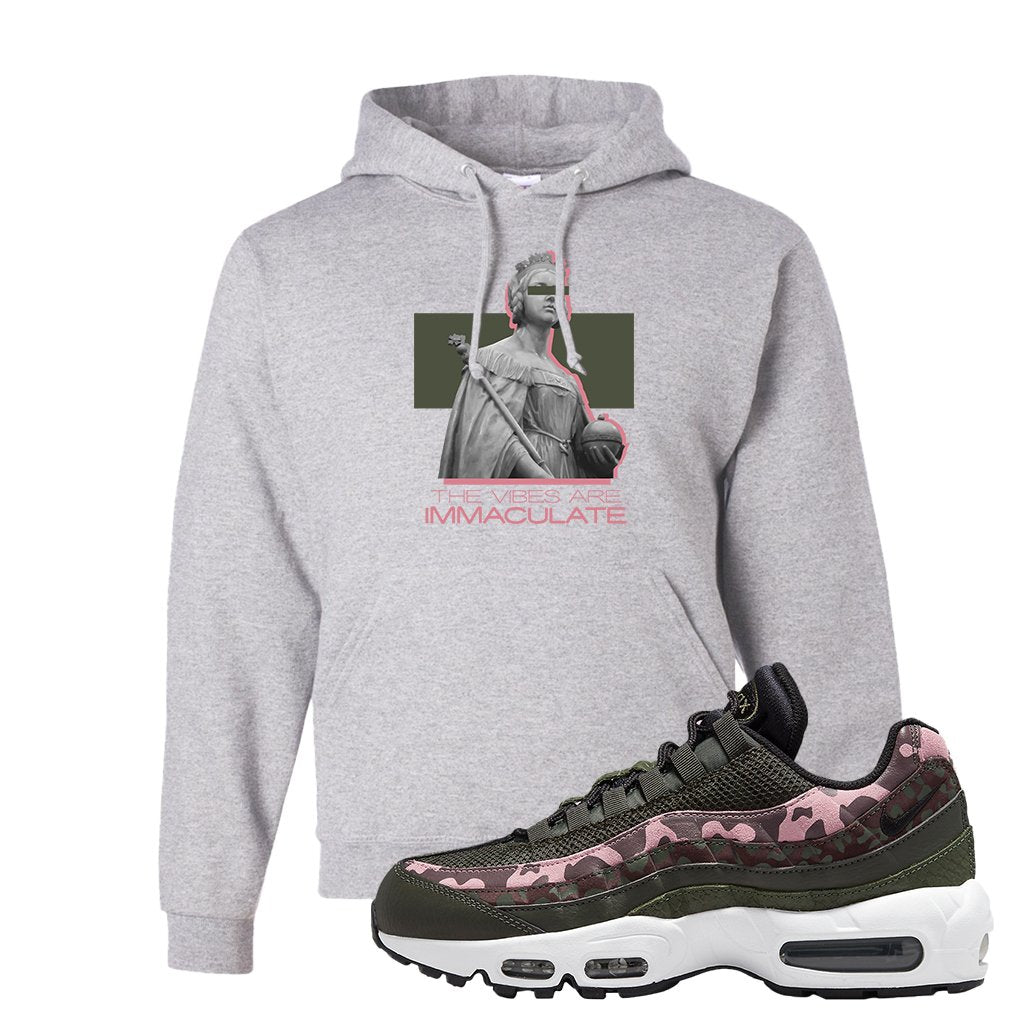 Olive Pink Camo 95s Hoodie | The Vibes Are Immaculate, Ash