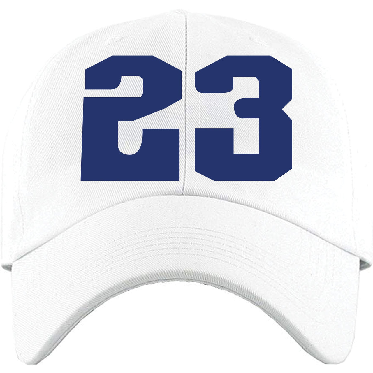 UNC All Star Pearl Blue 9s Dad Hat | 23, White