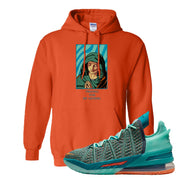 Lebron 18 We Are Family Hoodie | God Told Me, Orange