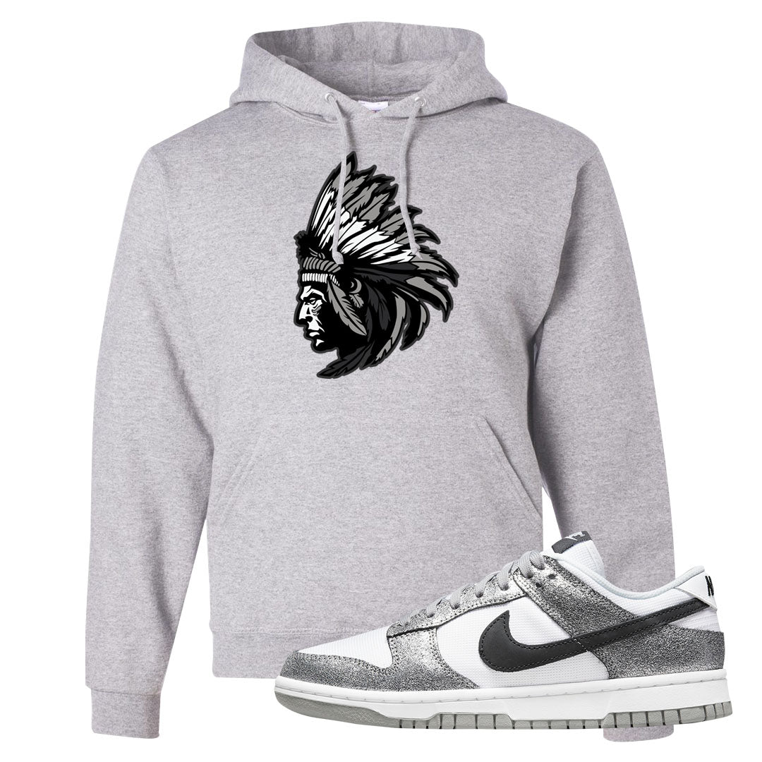 Golden Gals Low Dunks Hoodie | Indian Chief, Ash