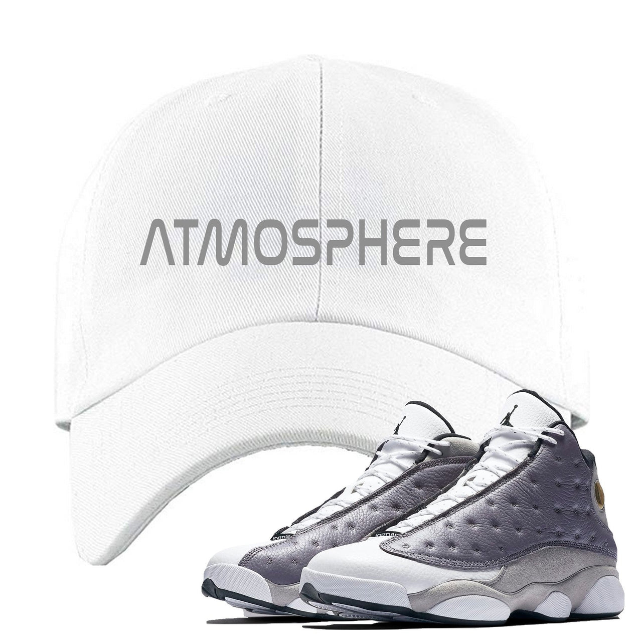Atmosphere Grey 13s Dad Hat | Atmosphere, White