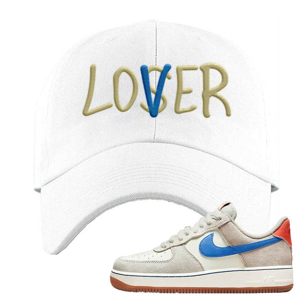 First Use Low 1s Suede Dad Hat | Lover, White