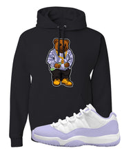 Pure Violet Low 11s Hoodie | Sweater Bear, Black