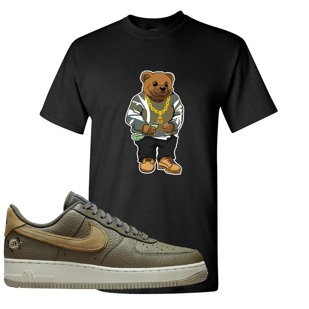 Tortoise Low AF1s T Shirt | Sweater Bear, Black