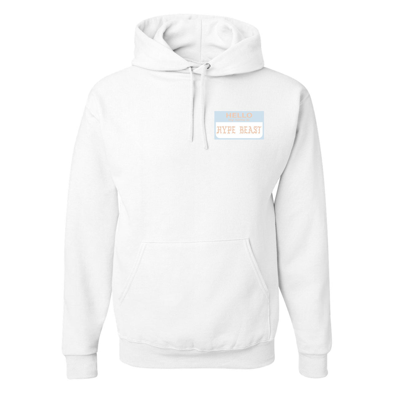 Hyperspace 350s Hoodie | Hello My Name Is Hype Beast Pablo, White