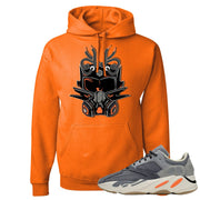 Yeezy Boost 700 Magnet Sneaker Mask Safety Orange Sneaker Matching Pullover Hoodie