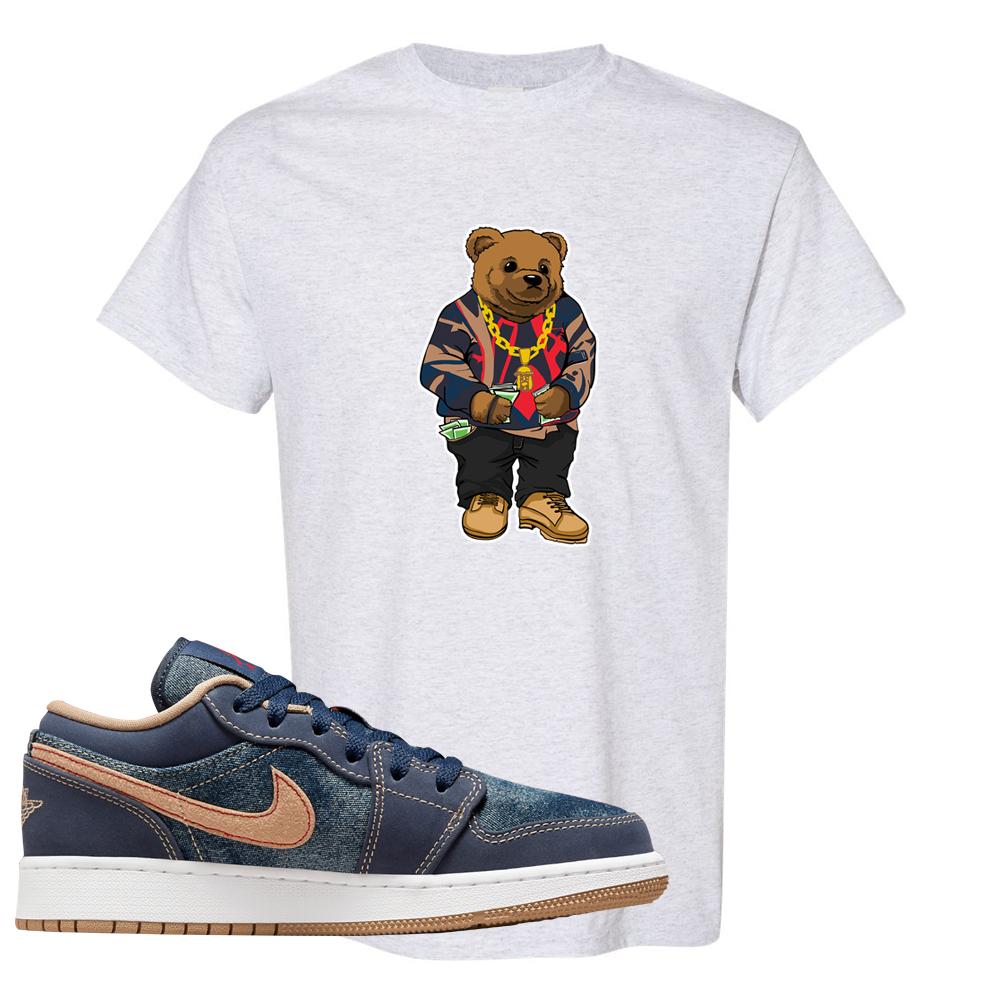 Denim Gum Bottom Low 1s T Shirt | Sweater Bear, Ash