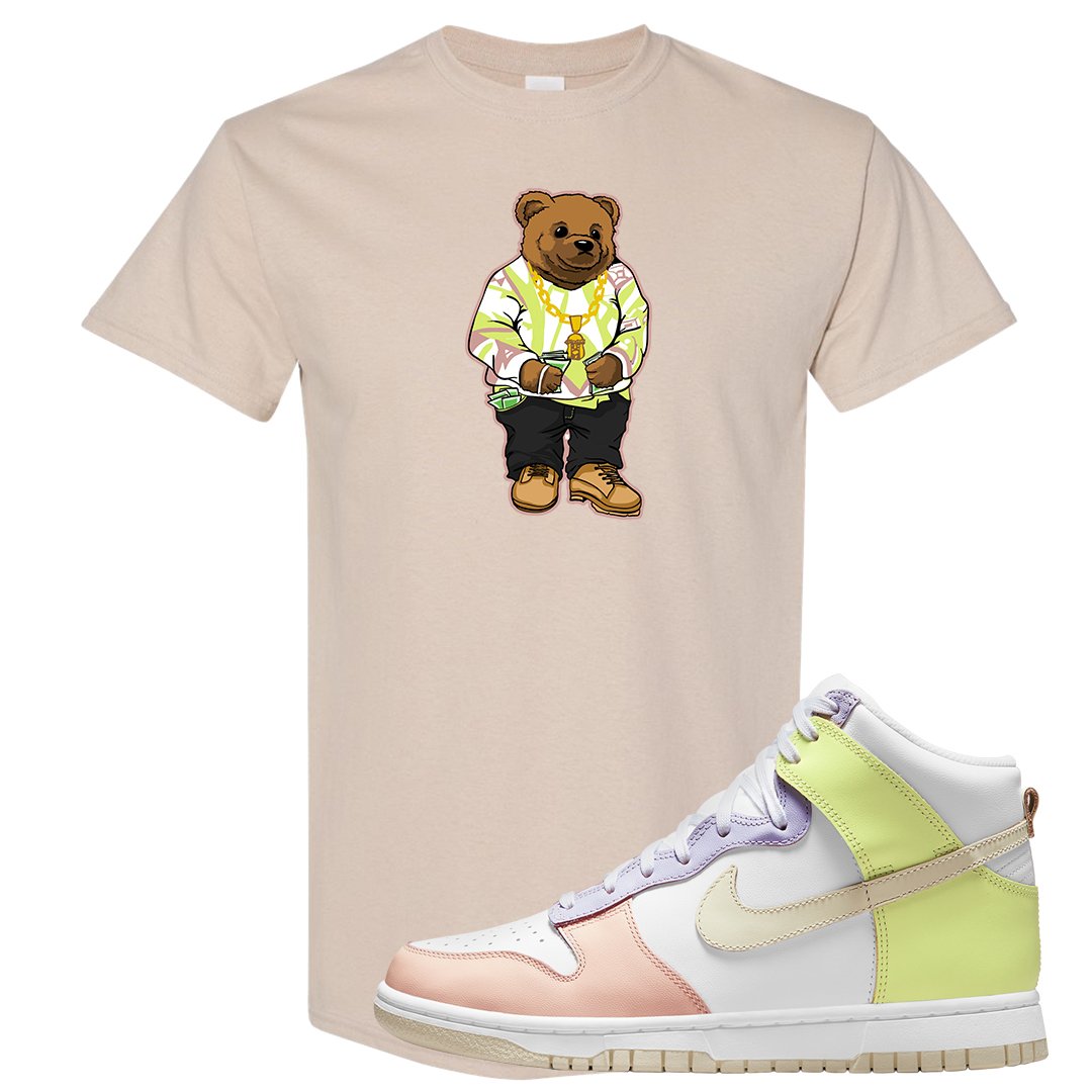 Cashmere High Dunks T Shirt | Sweater Bear, Sand
