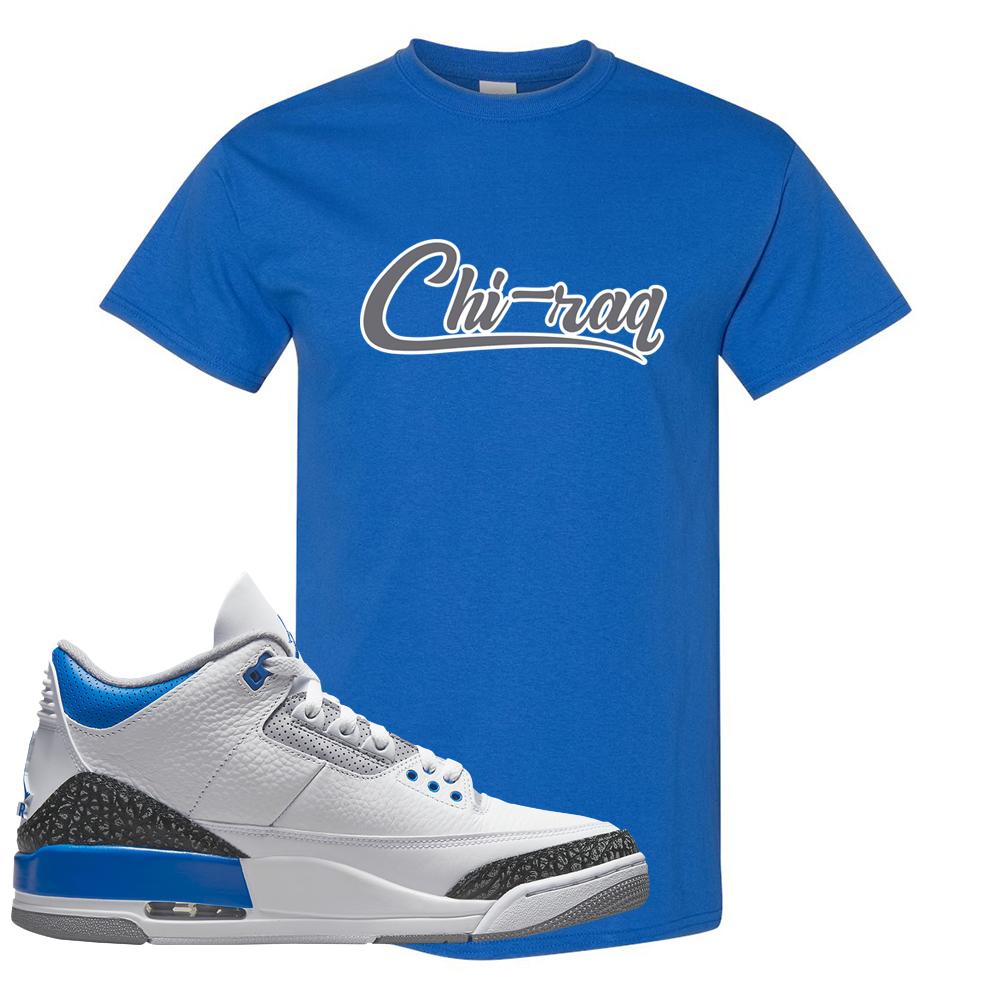 Racer Blue 3s T Shirt | Chiraq, Royal