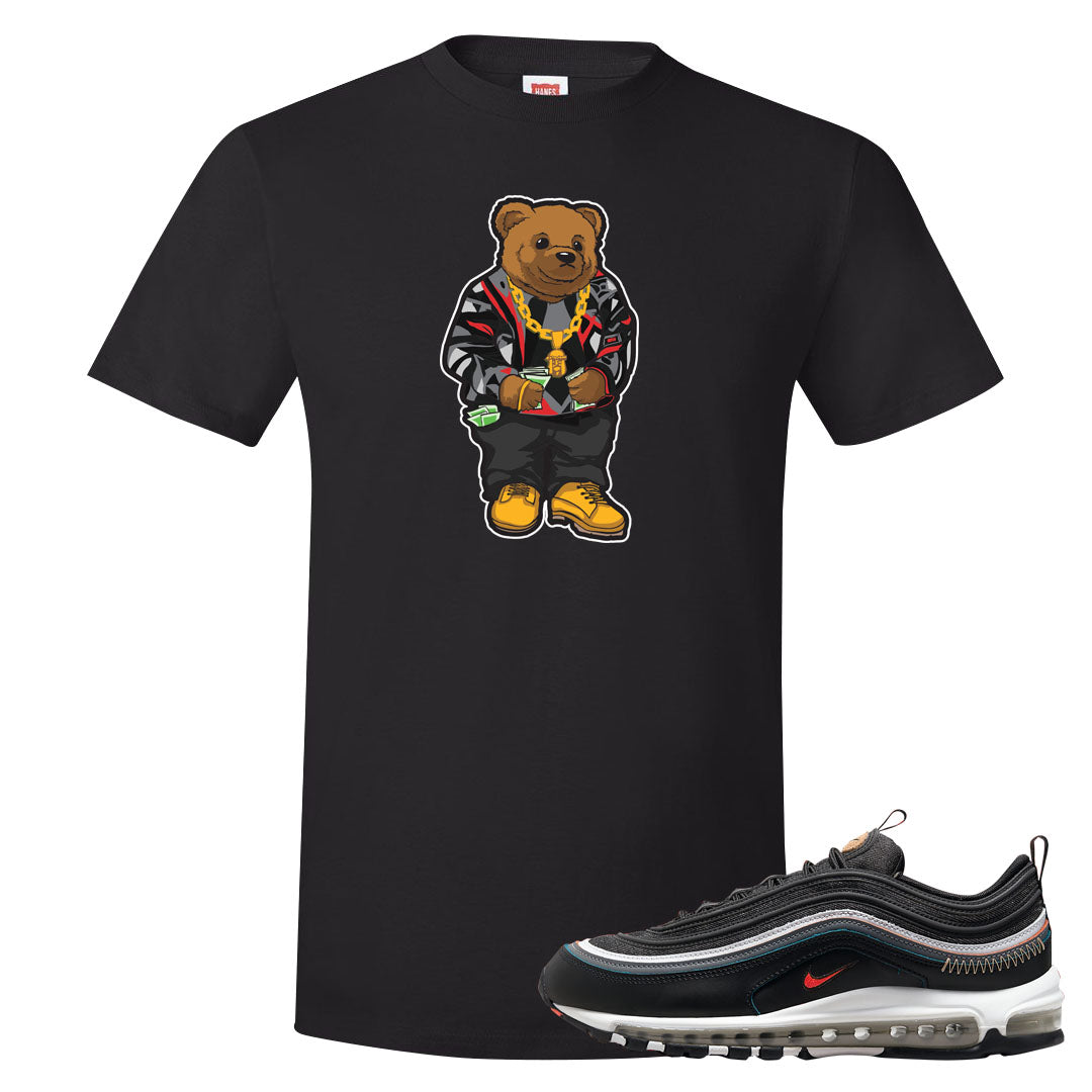 Alter and Reveal 97s T Shirt | Sweater Bear, Black