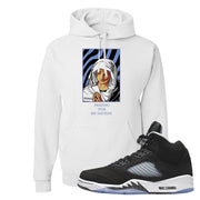 Oreo Moonlight 5s Hoodie | God Told Me, White