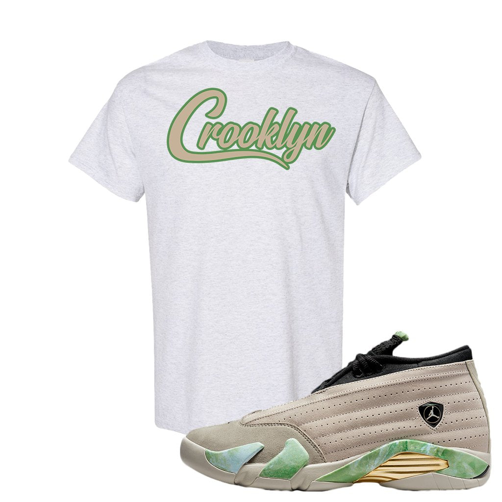Fortune Low 14s T Shirt | Crooklyn, Ash