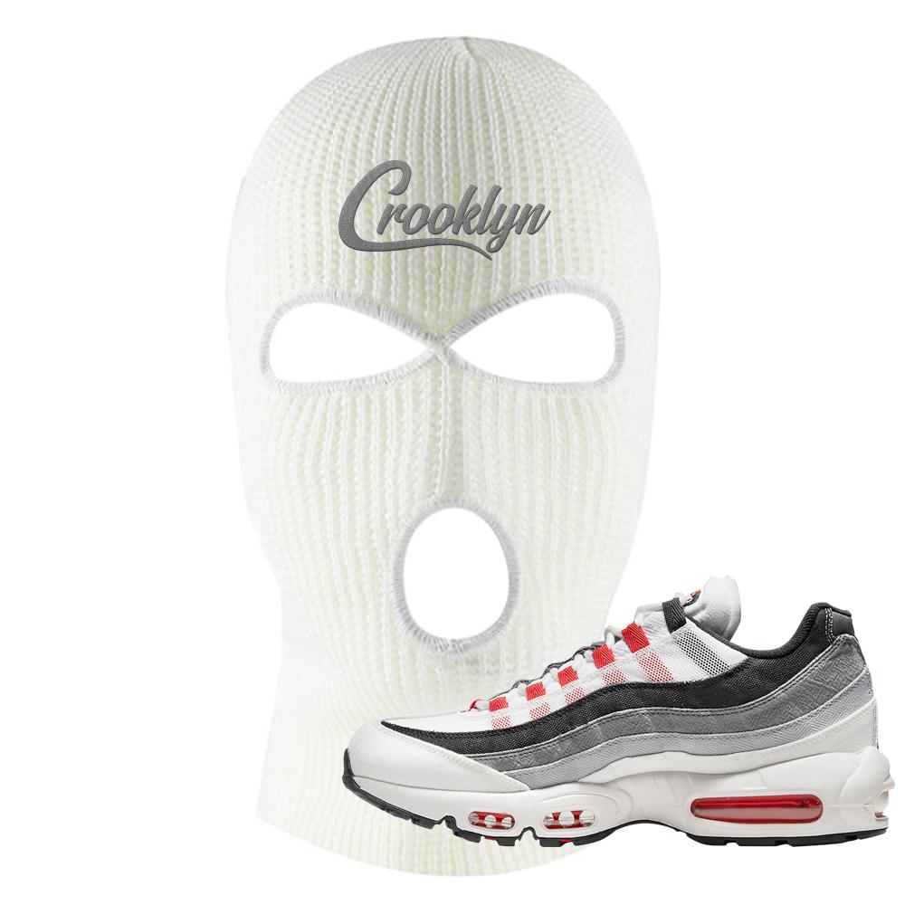 Comet 95s Ski Mask | Crooklyn, White