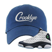 Obsidian 13s Dad Hat | Crooklyn, Navy Blue