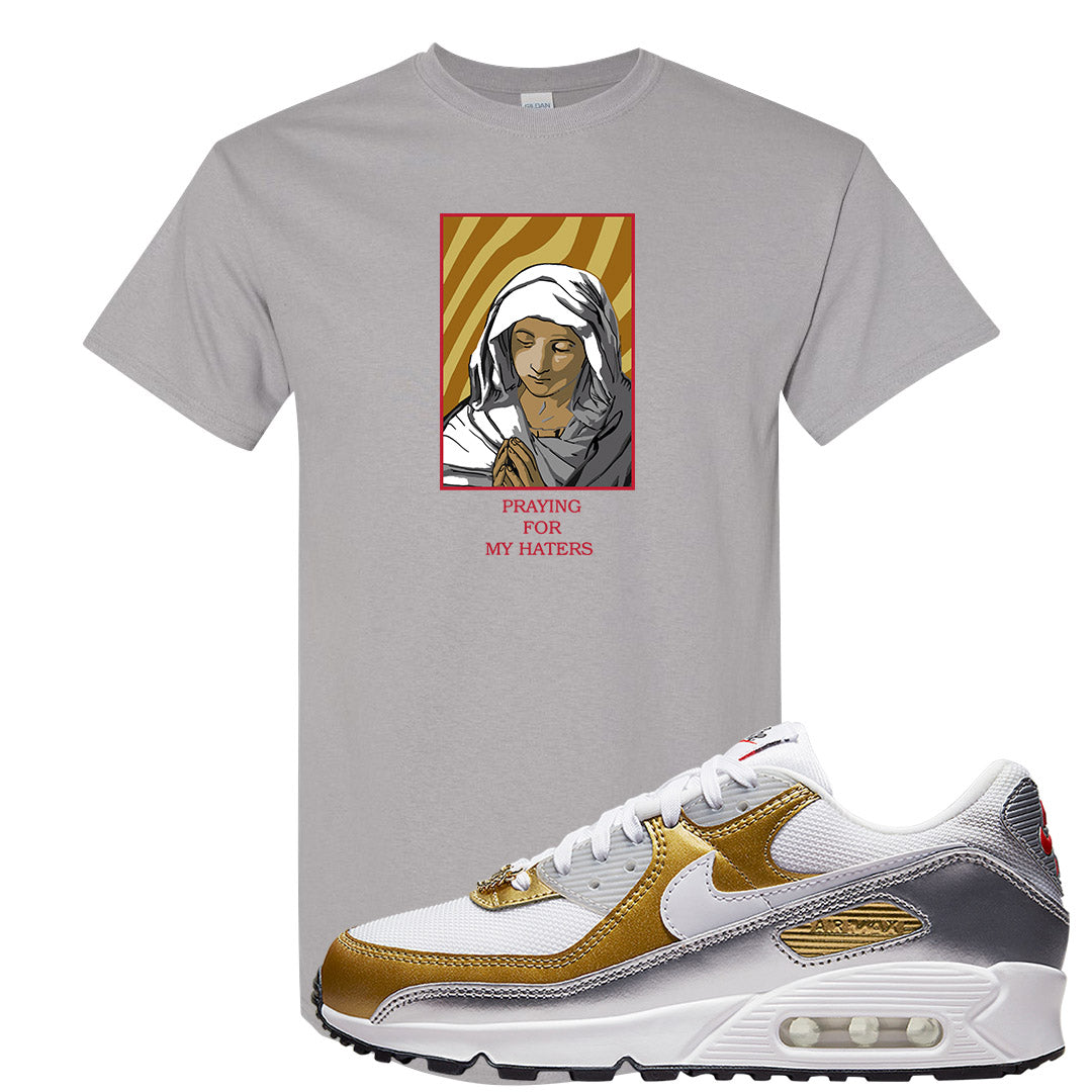 Gold Silver 90s T Shirt | God Told Me, Gravel