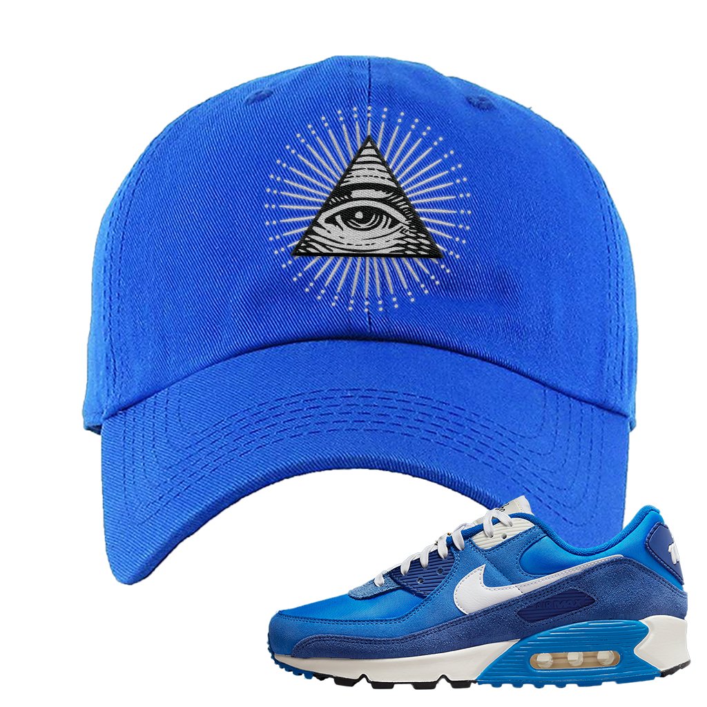 Air Max 90 First Use Dad Hat | All Seeing Eye, Royal