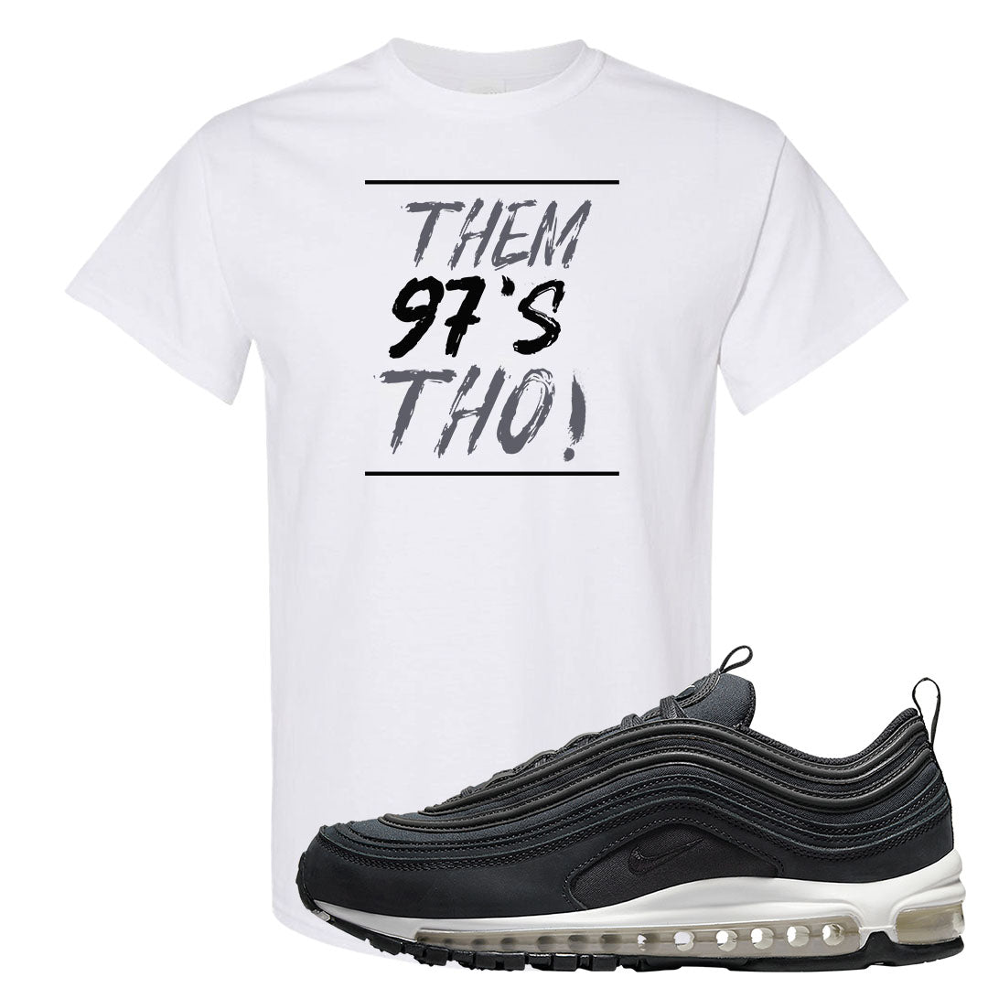 Black Off Noir 97s T Shirt | Them 97's Tho, White