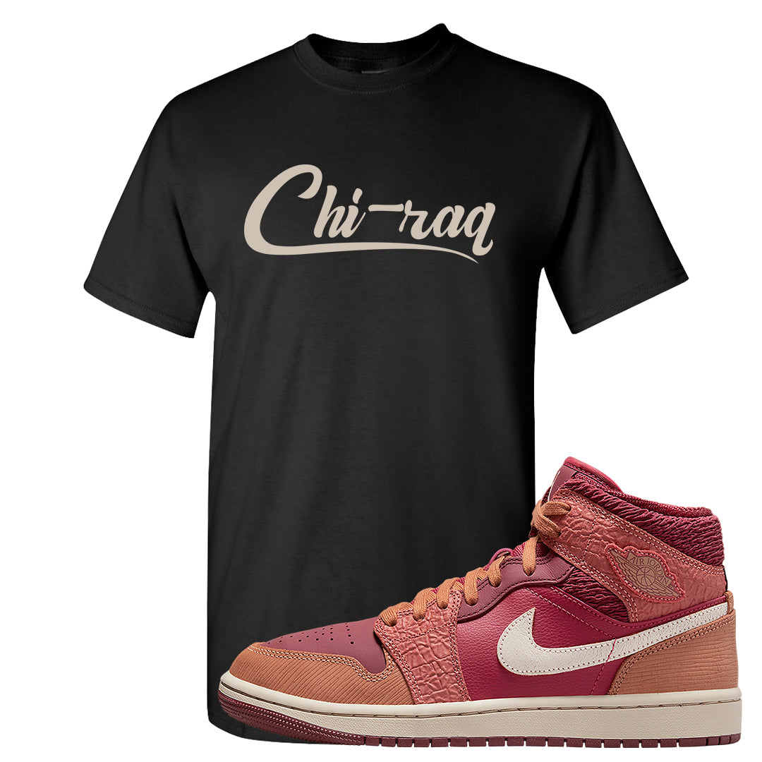 Africa Mid 1s T Shirt | Chiraq, Black