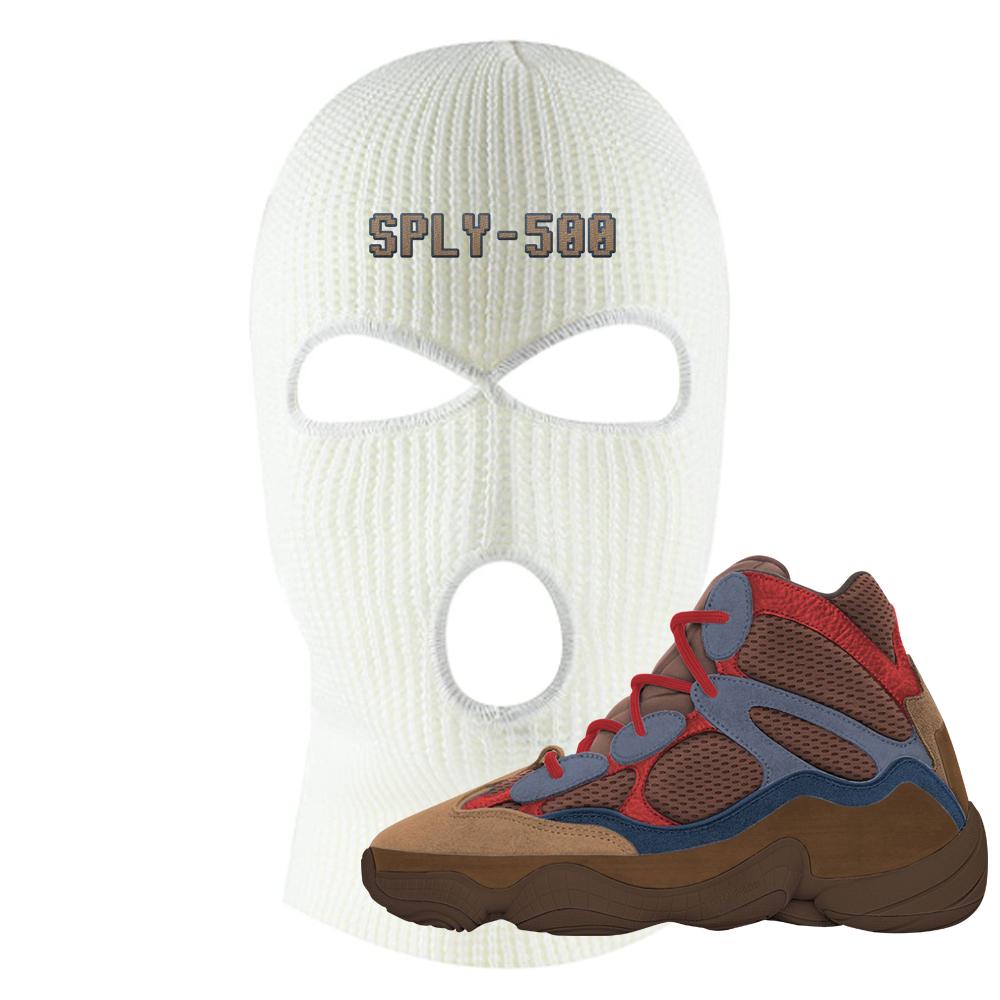 Yeezy 500 High Sumac Ski Mask | Sply-500, White