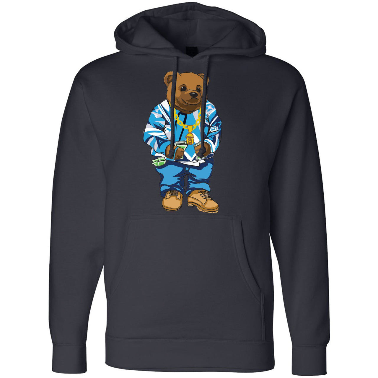 UNC All Star Pearl Blue 9s Hoodie | Sweater Bear, Navy