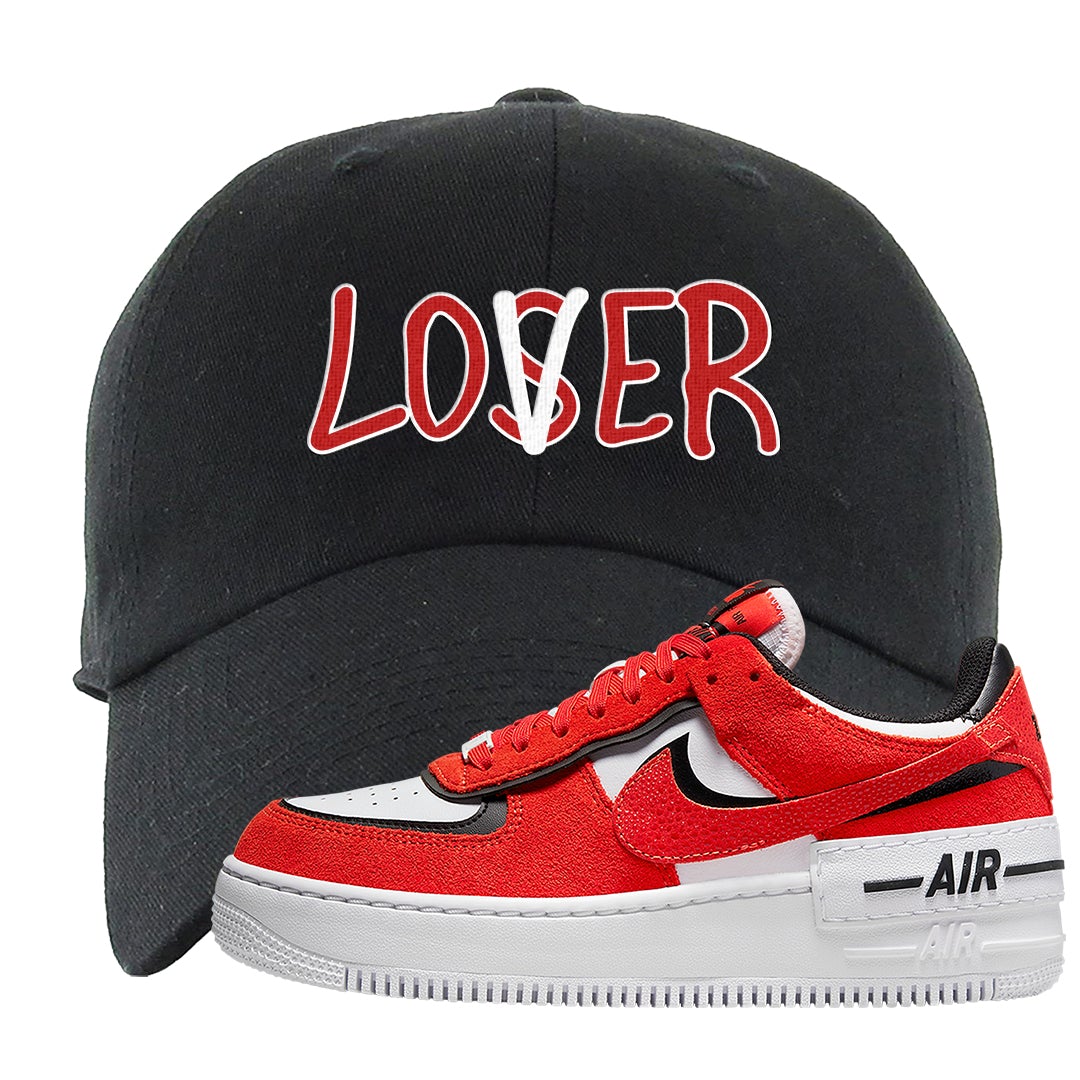 Shadow Chicago AF 1s Dad Hat | Lover, Black