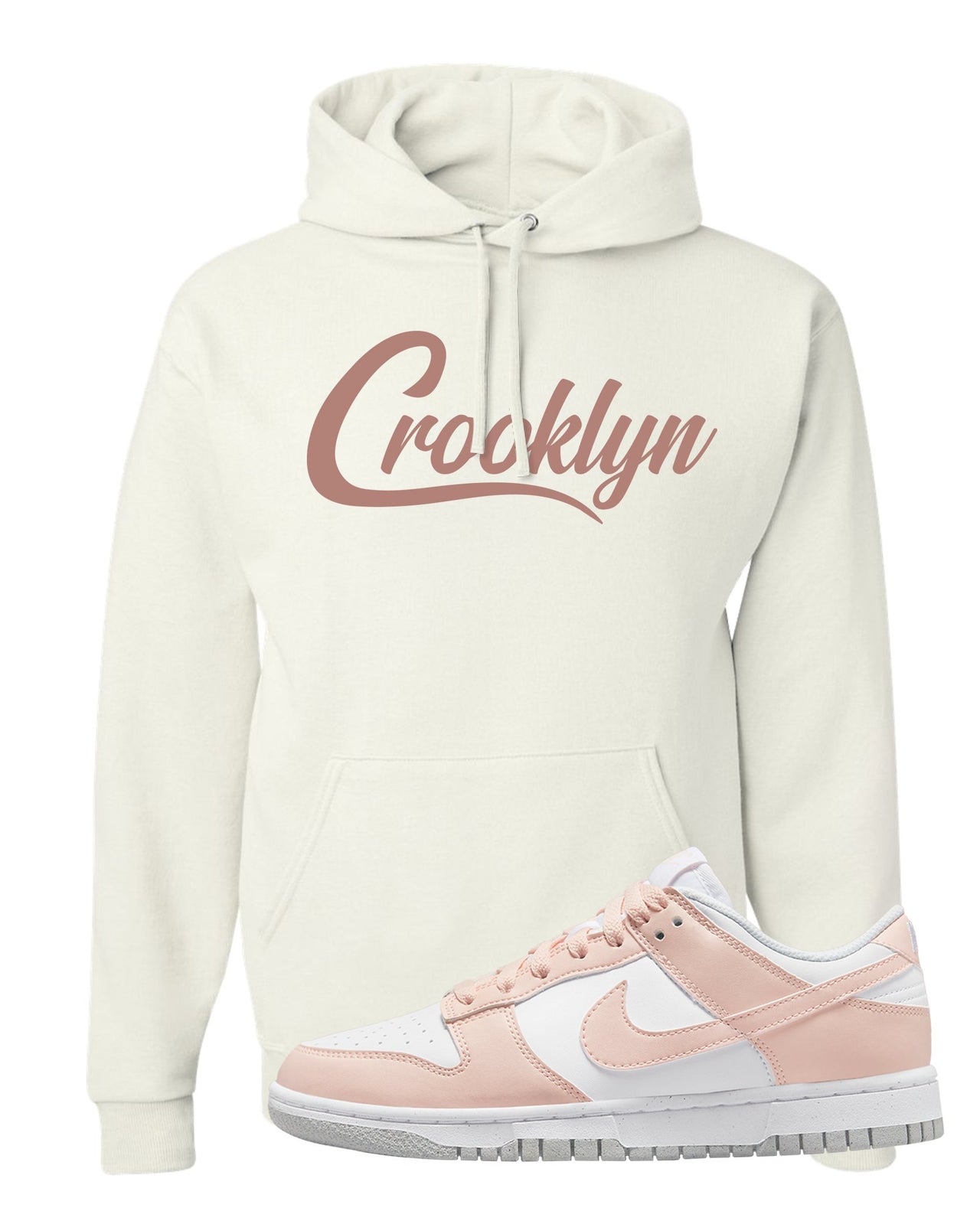 Next Nature Pale Citrus Low Dunks Hoodie | Crooklyn, White