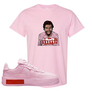 Air Force 1 Low Fontanka T Shirt | Escobar Illustration, Light Pink