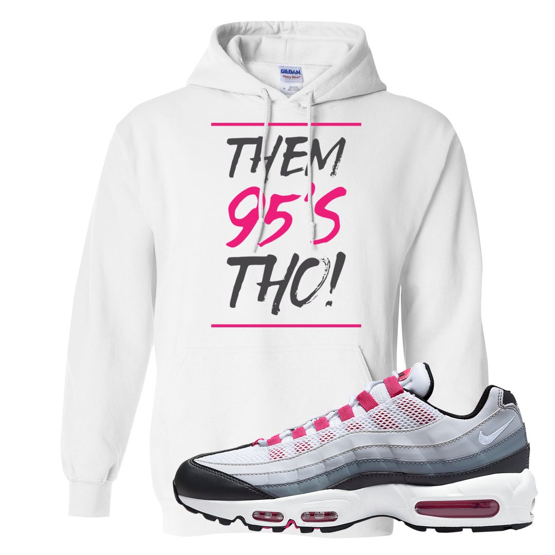 Next Nature Pink 95s Hoodie | Them 95's Tho, White