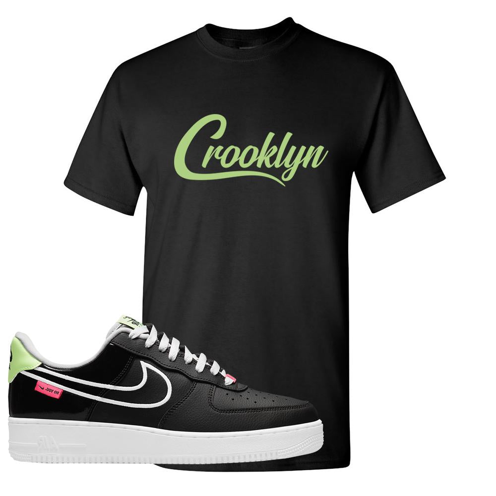 Do You Low Force 1s T Shirt | Crooklyn, Black