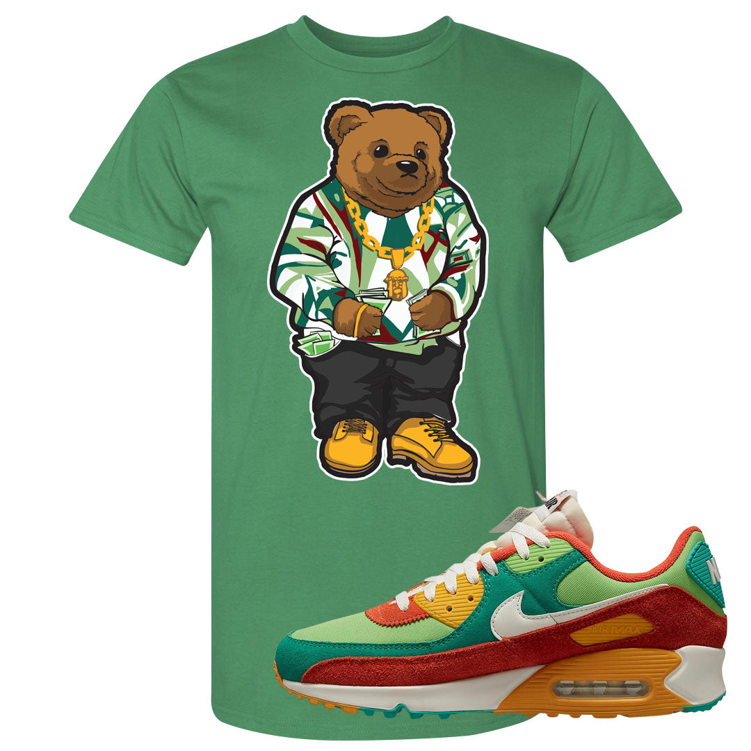 AMRC Green Orange SE 90s T Shirt | Sweater Bear, Kelly Green