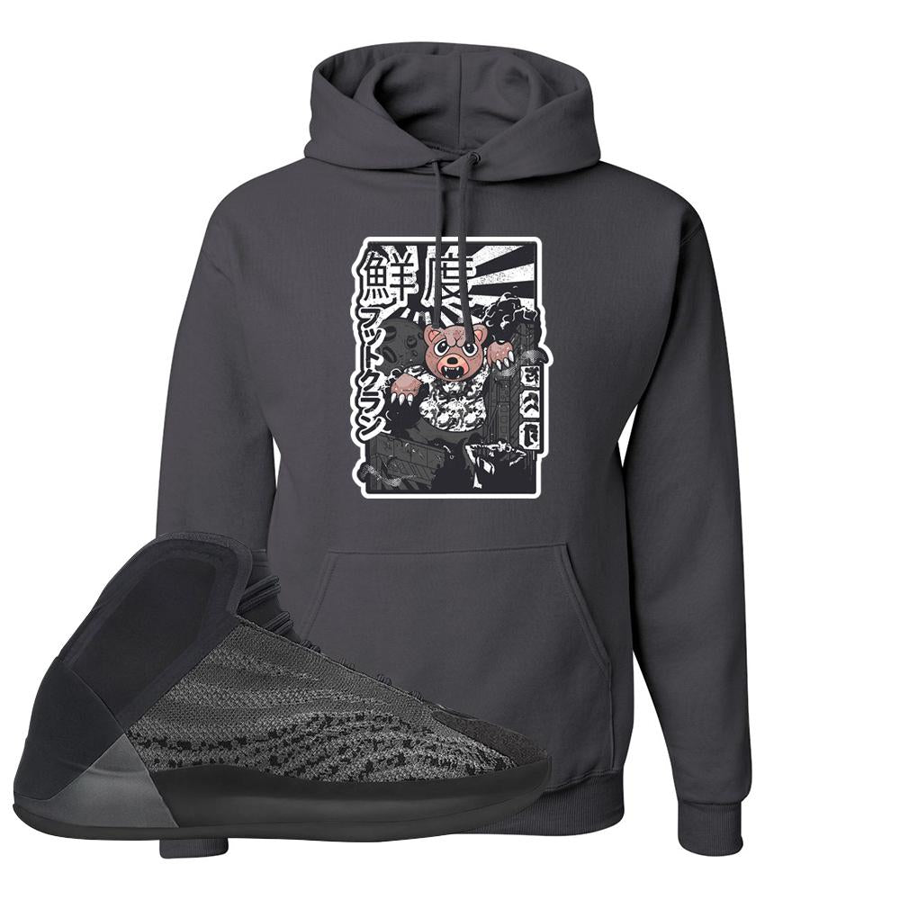 Onyx Quantums Hoodie | Attack Of The Bear, Smoke Grey