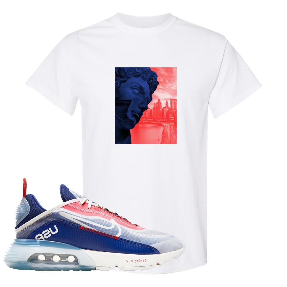 Team USA 2090s T Shirt | Miguel, White