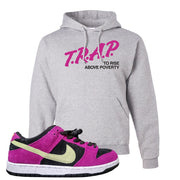 ACG Terra Low Dunks Hoodie | Trap To Rise Above Poverty, Ash