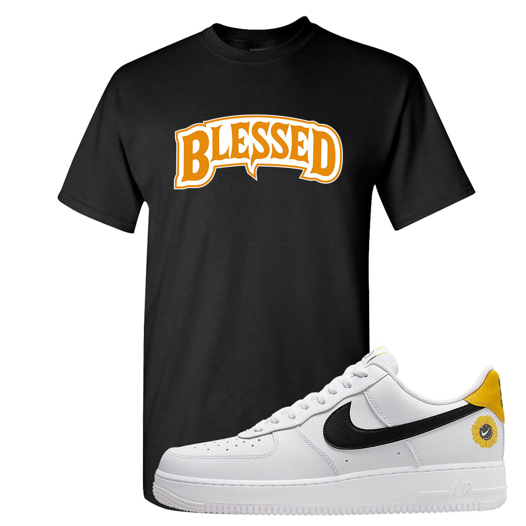 Have A Nice Day AF1s T Shirt | Blessed Arch, Black