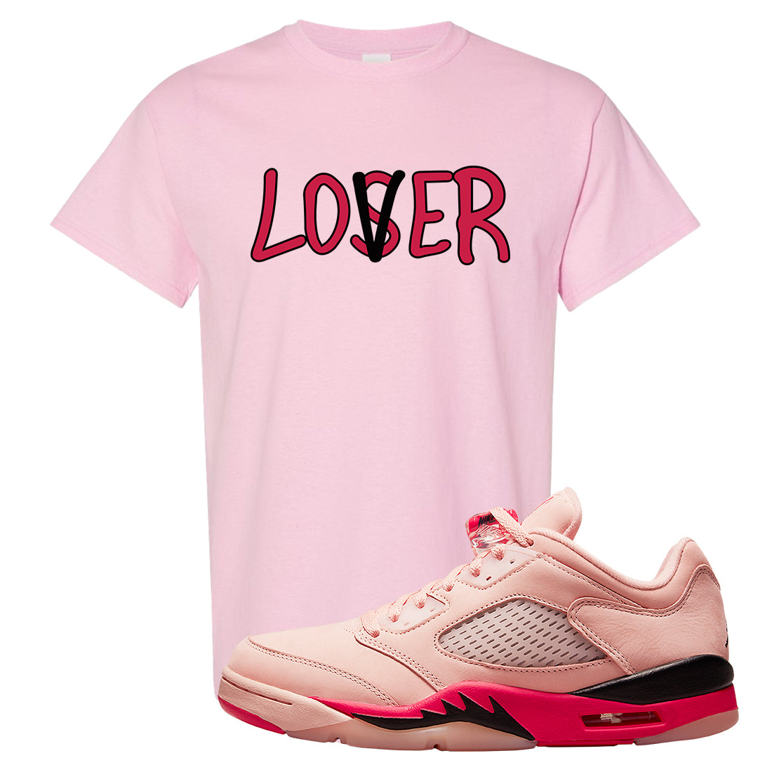 Arctic Pink Low 5s T Shirt | Lover, Light Pink