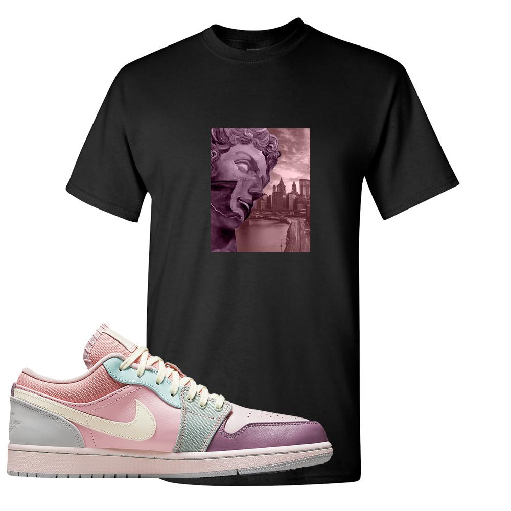 Air Jordan 1 Low Pastel T Shirt | Miguel, Black