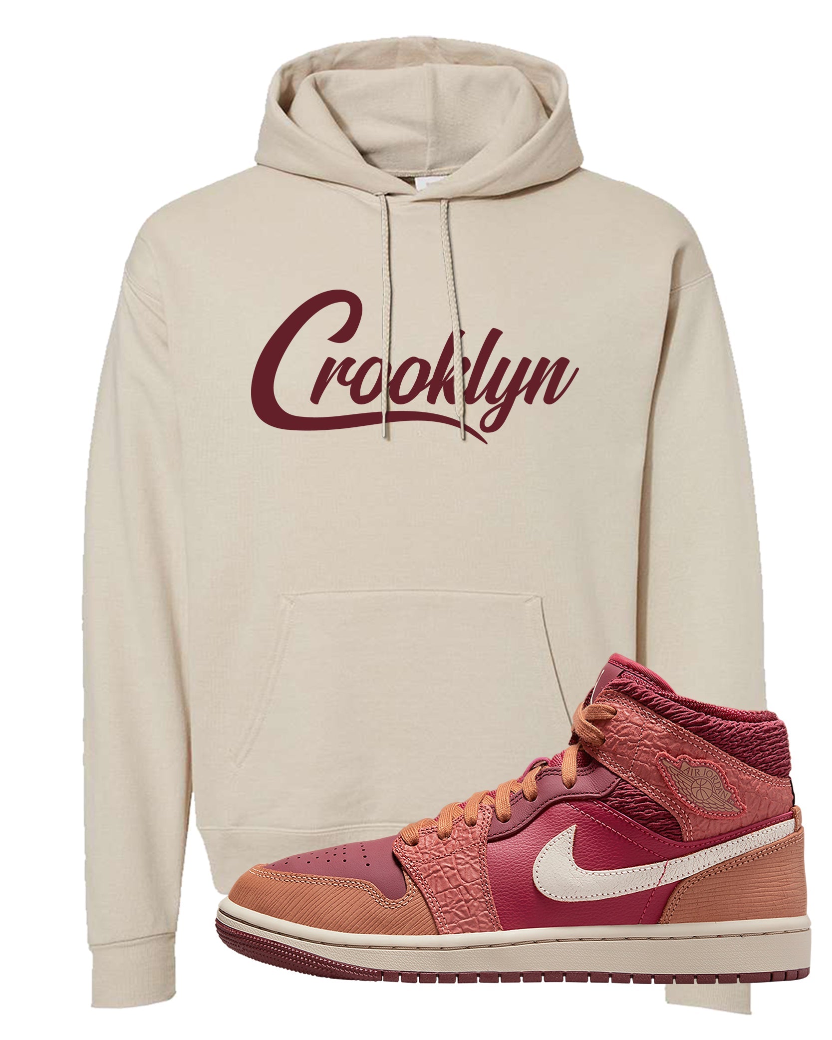 Africa Mid 1s Hoodie | Crooklyn, Sand