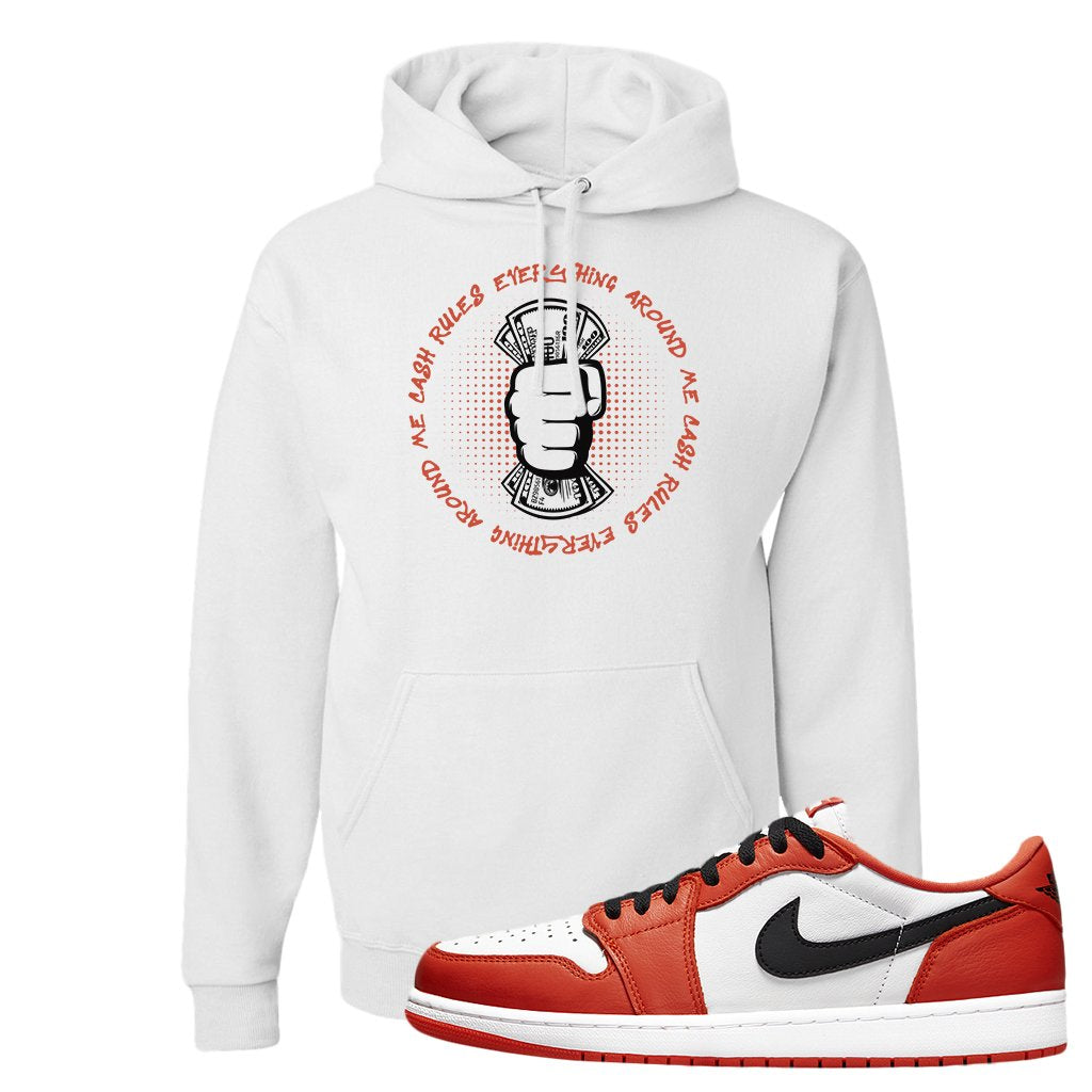 Starfish OG Low 1s Hoodie | Cash Rules Everything Around Me, White