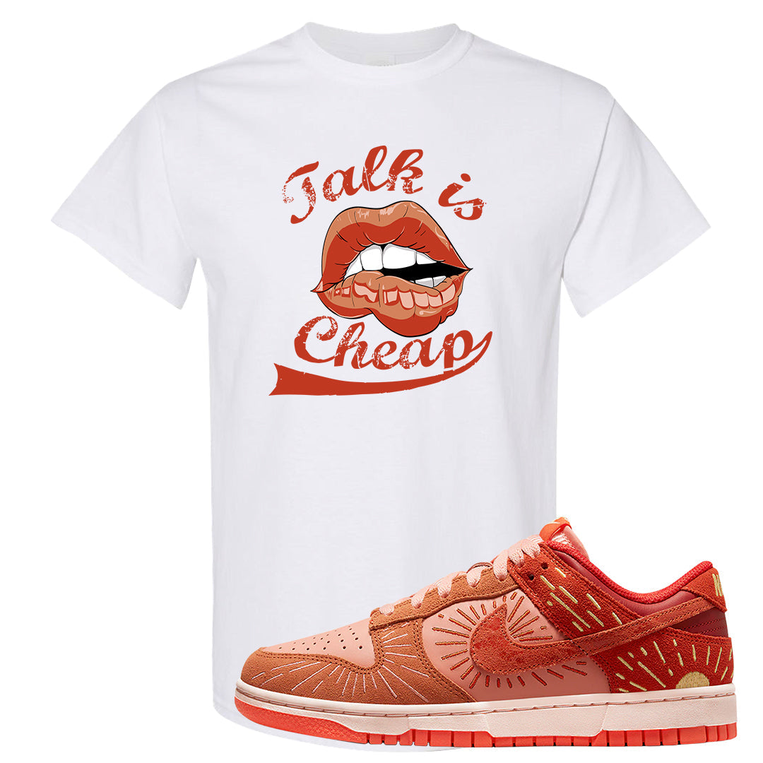 Solstice Low Dunks T Shirt | Talk Is Cheap, White
