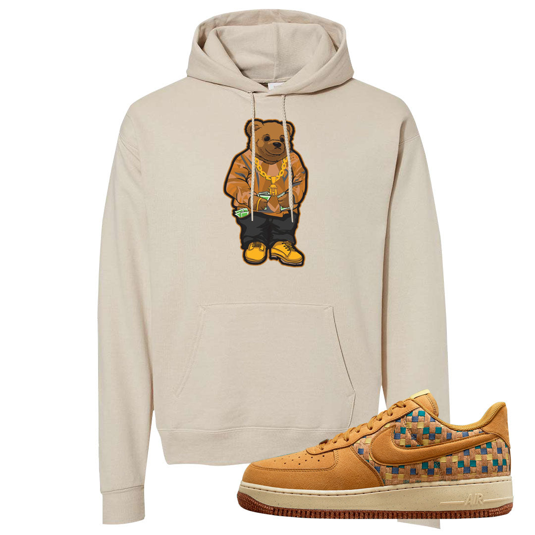 Woven Cork Low AF 1s Hoodie | Sweater Bear, Natural