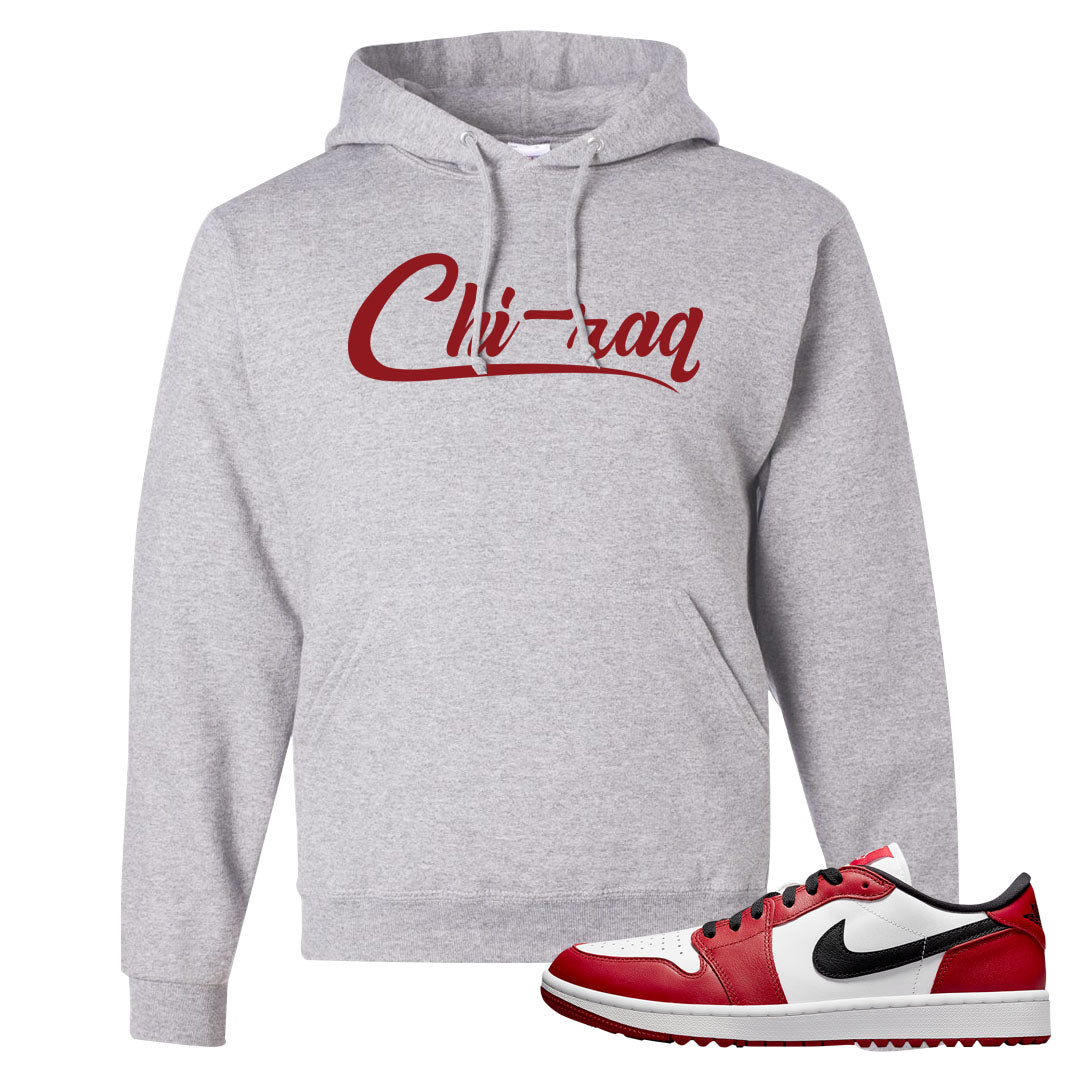 Chicago Golf Low 1s Hoodie | Chiraq, Ash