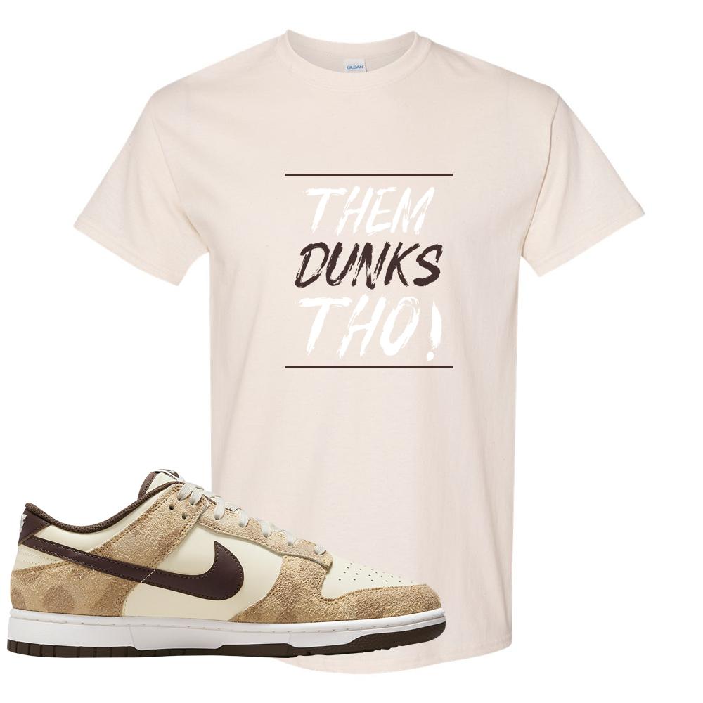 Cheetah Low Dunks T Shirt | Them Dunks Tho, Natural