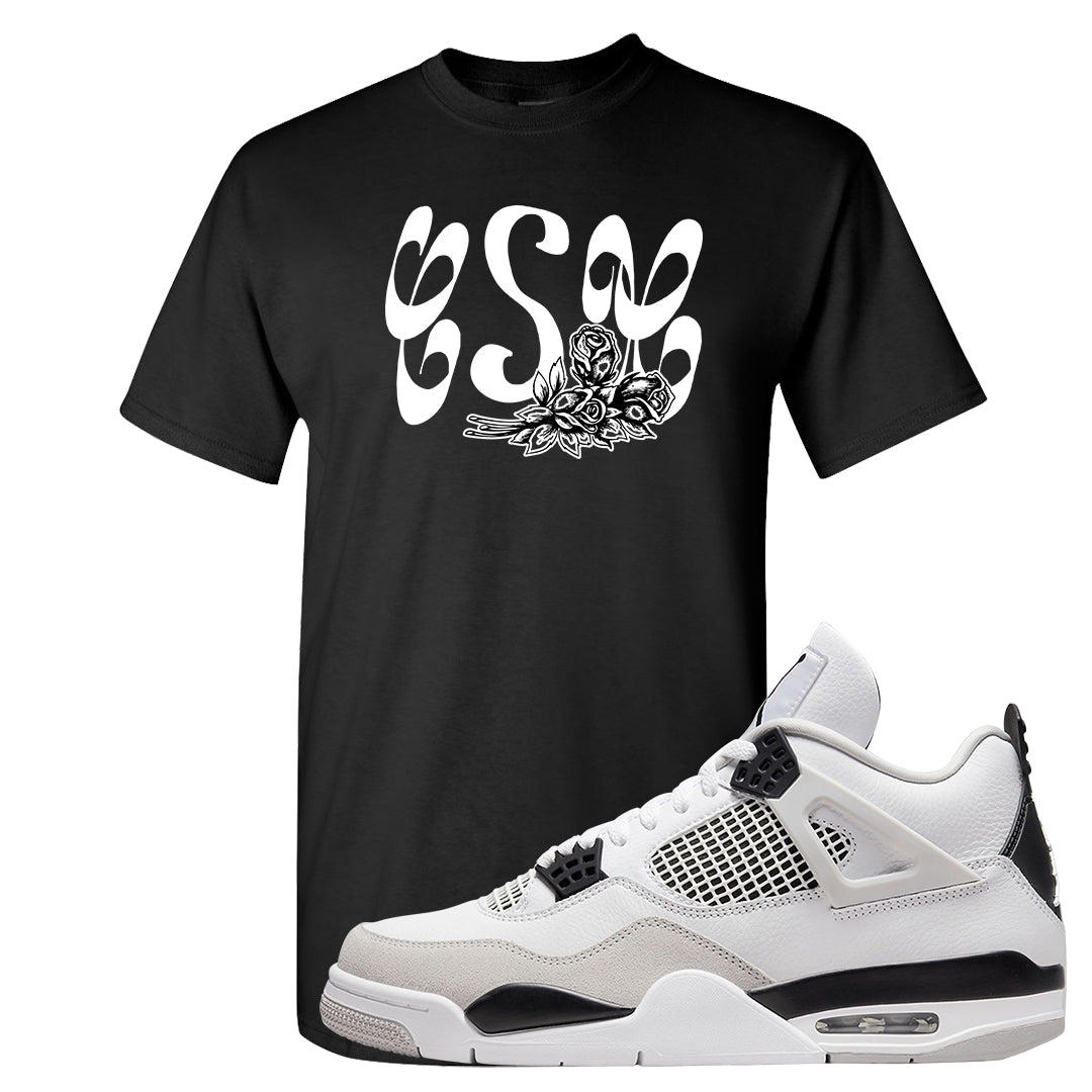 Military Black 4s T Shirt | Certified Sneakerhead, Black