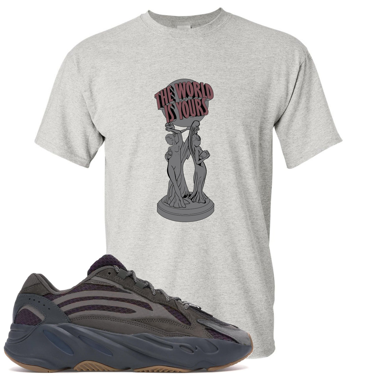 Geode 700s T Shirt | The World Is Yours, Sports Gray