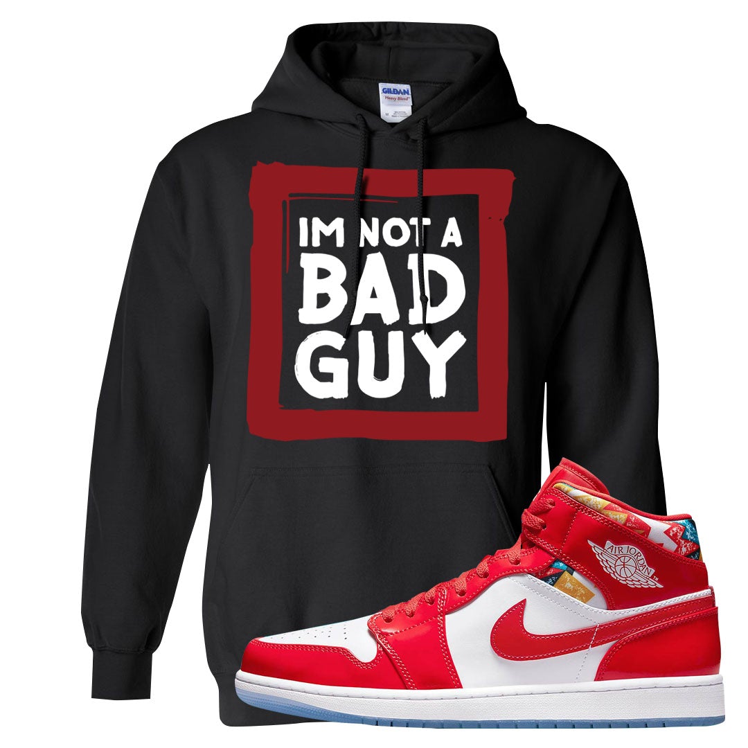 Barcelona Sweater Mid 1s Hoodie | I'm Not A Bad Guy, Black