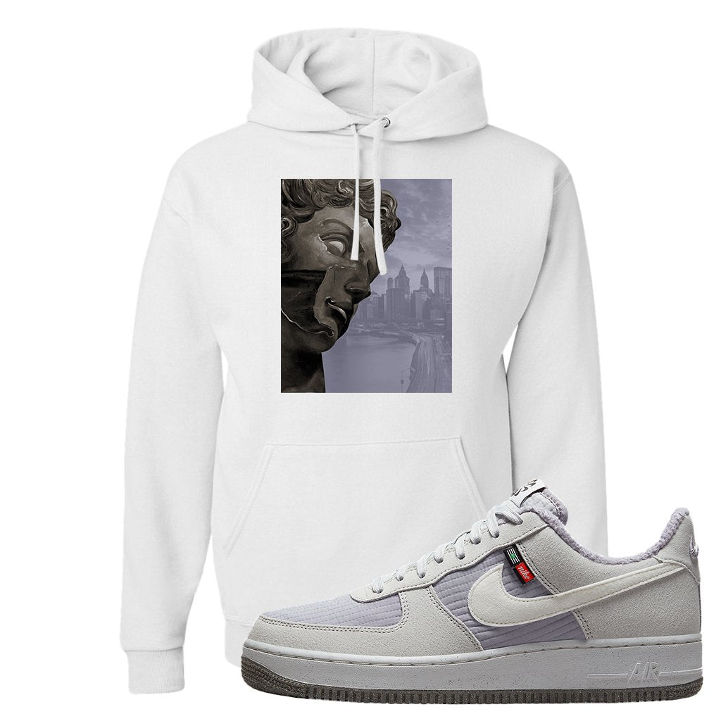 Toasty Low 1s Hoodie | Miguel, White