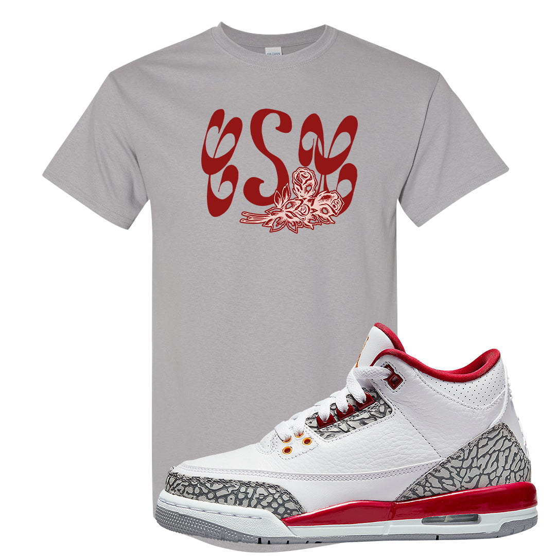 Cardinal Red 3s T Shirt | Certified Sneakerhead, Gravel