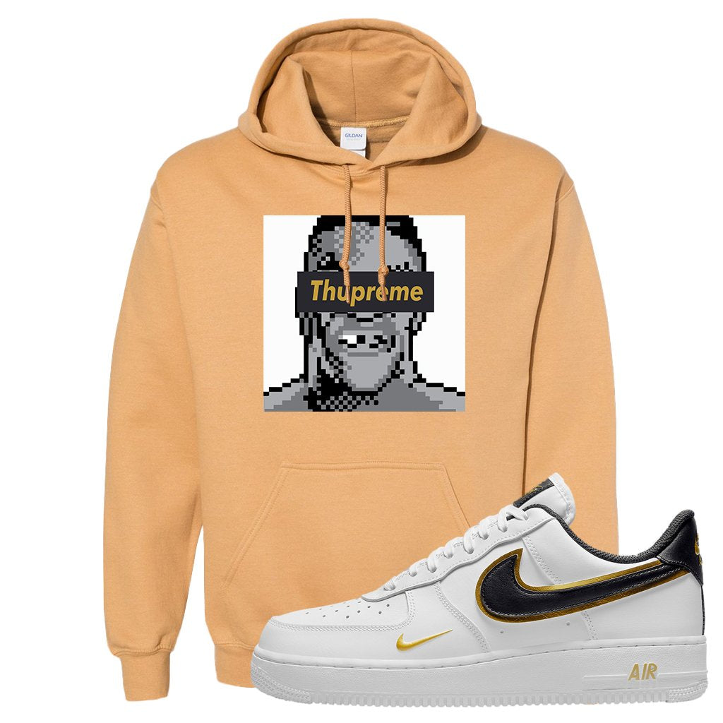 Air Force 1 Low White Gold Hoodie | Thupreme, Old Gold
